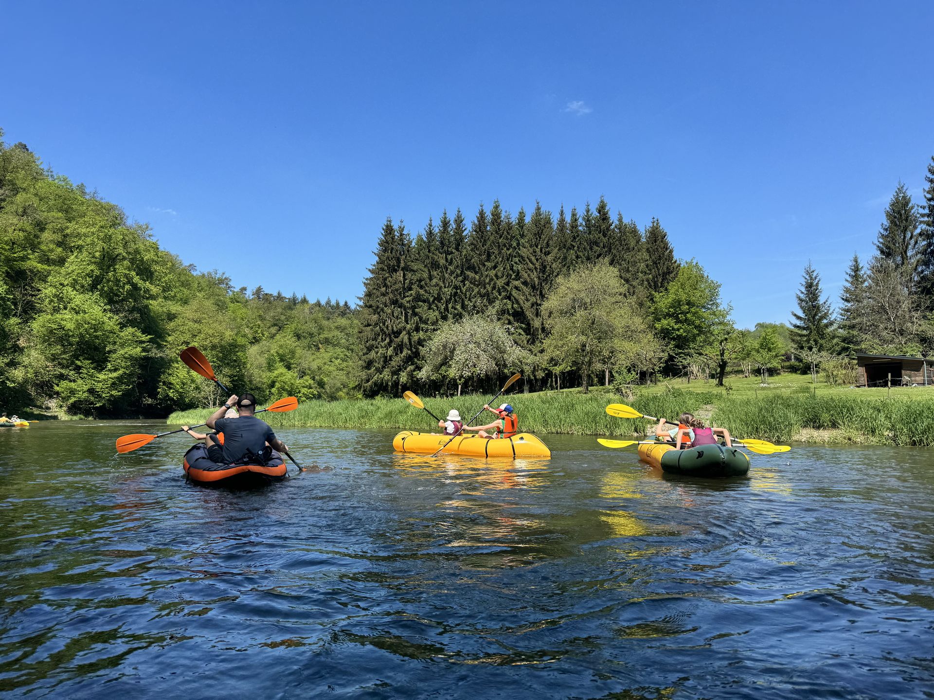 Packraft op de semois
