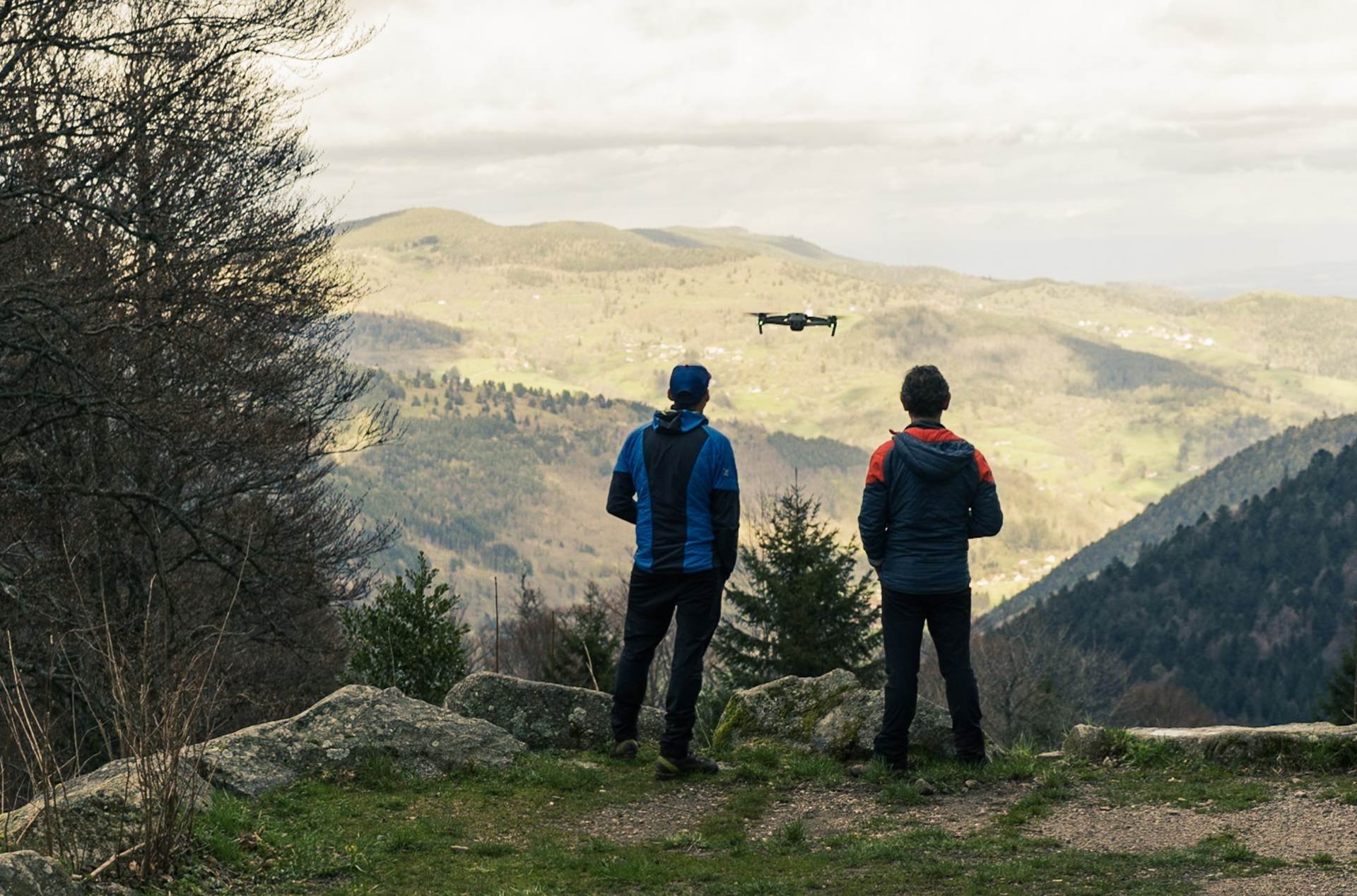 Dronen in de Vogezen