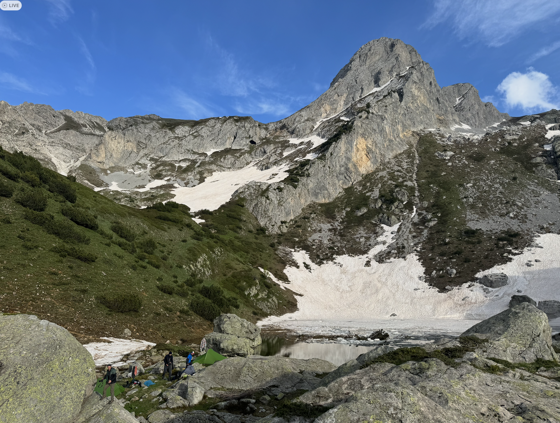 Slapen aan het ijsmeer